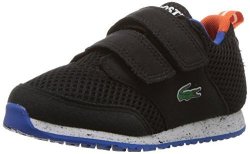 Lacoste Kids' L.ight Sneakers Black org Textile 5. M Us Toddler