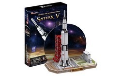 Cubic Fun 3d Puzzle - Saturn V 68 Pieces