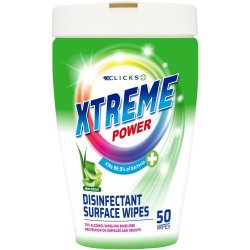Xtreme Power Surface Disinfectant Wipes Aloe 50S