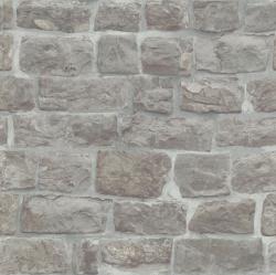 Rasch Ancient Stone Wallpaper Grey 10MX53CM