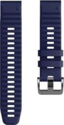 Replacement Silicone Band For Fenix 6X 26MM - Dark Blue