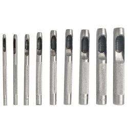 Hollow Punch Set 9PC 2.5-10MM Carb. Steel