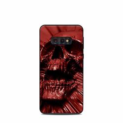 Skull Blood Protective Decal Sticker For Samsung Galaxy S10E - Scratch Proof Vinyl Skin Wrap Thin Edge Line Cover And Made In Usa