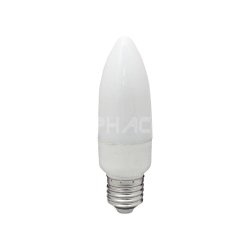 E27 Candle 5W Cfl Warmwhite Not Dimm Clear Radiant