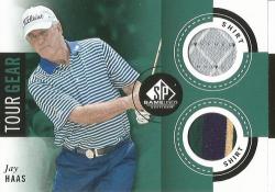 Jay Haas - "authentic Tour Gear" Card Tg jh - By Upper Deck 2014