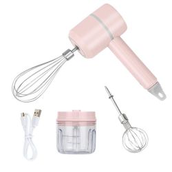 3-IN-1 Wireless Portable Electric Food Mixer Hand Blender AO-78163