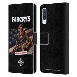 Official Far Cry Grace Armstrong 5 Characters Leather Book Wallet Case Cover Compatible For Samsung Galaxy A50S 2019