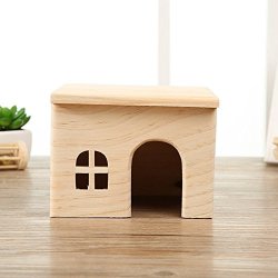 small wooden toy house