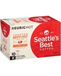 Seattle's Best Coffee Toasted Hazelnut Retail Box Of 10 K-cups Pack Of 2
