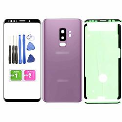 Ubrokeifixit Compatible Front Outer Lens Glass Screen Rear Panel Back Cover Replacement For Samsung Galaxy S9+ Plus 6.2" SM-G965 All Phone Carriers No-lcd No-digitizer Purple