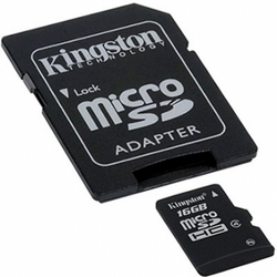 Kingston Micro Sd Card 16GB With Sd Adapter