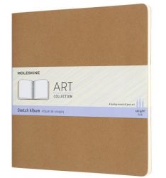 Moleskine Art Square Sketch Album Kraft Brown Hardcover