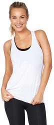 Boody Active Racer Back Tank White M