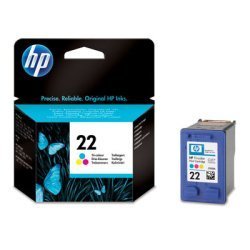 HP 22 Tri-colour Inkjet Print Cartridge 5ml
