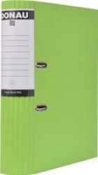 A4 Lever Arch File 75MM Pp Round Back - Lime