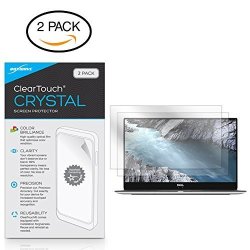 Boxwave Dell Xps 13 9370 Screen Protector Cleartouch Crystal 2-PACK HD Film Skin - Shields From Scratches For Dell Xps 13 9370