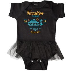 Inktastic - Vacation Cruise 2019 Alaska Infant Tutu Bodysuit Newborn Black 306F1