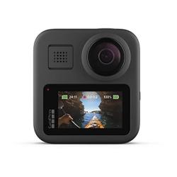 Gopro Max Waterproof 360 + Traditional Camera With Touch Screen Spherical 5.6K30 HD Video 16.6MP 360 Photos 1080P Live Streaming Stabilization