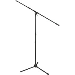 Musician"s Gear Tripod Mic Stand With Telescoping Boom Black