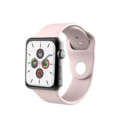 Silicone Strap For Apple Watch Pink Sand 38 40MM