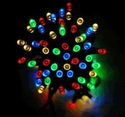 Sustainable Solar 5M Multi Coloured LED String Fairy Lights
