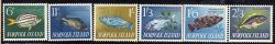 Norfolk Island 1962 "fish" Set Of 6 Lmm. Sg 43-48. Cat 7 Pounds.