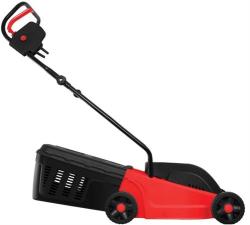 Casals Electric Lawnmower Red- High Quality Abs Plastic 300MM 30CM Cutting Capacity Blade 1000W Rated Power Input 25 Litre Collection Box 3200 Rpm No