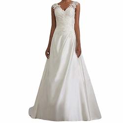 Caopixx Dress For Women Sweetheart Straps Plus Size Wedding Dress Lace Wedding Gowns Mermaid For Bride White