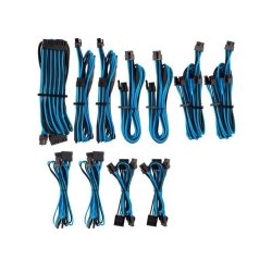 Corsair - Premium Individually Sleeved Psu Cables Pro Kit Type 4 Gen 4 - Blue black