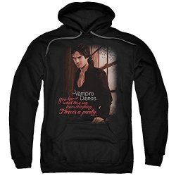 Trevco The Vampire Diaries Supernatural Drama Tv Threes A Party Adult Pull-over Hoodie