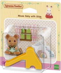 Sylvanian Families Eb Mouse Baby With Slide