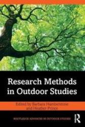 Research Methods In Outdoor Studies Paperback
