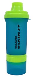 Nivia Plastic Blue Sport Gym Shakers With Spill Proof Cap 20.28 Ounce NIV-WTB5A