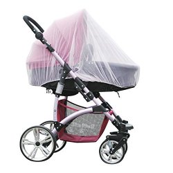 Gemini Fairy Mosquito And Bug Net For Baby Strollers Bassinets Cradles And Car Seats Insect Net Safe Mesh White Buggy Cover For Pushchairs Prams