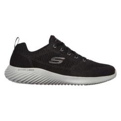 Skechers Men's Bounder Road Walking Shoes - Black grey - UK8.5