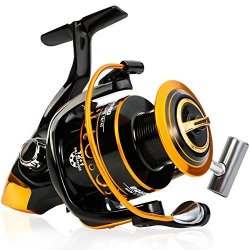 Burning Shark Fishing Reels- 12+1 Bb Light And Smooth Spinning Reels Powerful Carbon Fiber Drag Salt And Freshwater Fishing