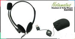 Baobob Notemates Headset & Yoyo Mouse Combo