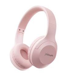 - B-01S - Foldable Smart Wireless Music Headphones - Pink