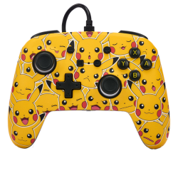 Enhanced Wired Controller For Nintendo Switch - Pikachu Moods