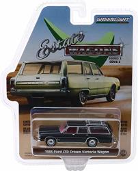 Greenlight 1 64 Estate Wagons 2-1986 Ford Ltd Crown Victoria Wagon - Dark Metallic 1:64 Scale Die-cast Vehicle