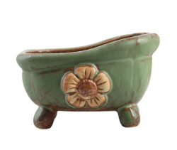 Mamamia Ceramic Small Succulent Flower Plant Pot-red Flower Girl