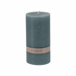 Dd Candle Pillar Blue 7X14CM
