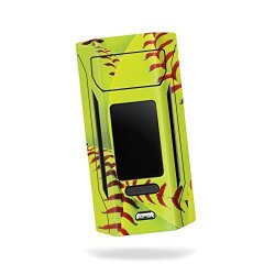 Mightyskins Skin For Wismec Reuleaux RX2 20700 21700 - Softball Collection Protective Durable And Unique Vinyl Decal Wrap Cover Easy To Apply Remove