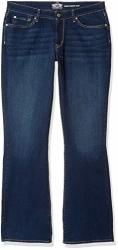 Signature By Levi Strauss & Co. Gold Label Women's Curvy Bootcut Jeans Rev Up Up 8 Short