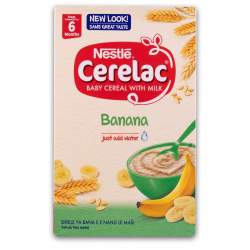 Nestle Cerelac Baby Cereal With Milk 500G Banana - From 6 Months