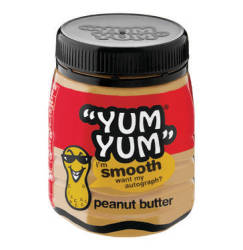 Yum Yum Peanut Butter Smooth 6 X 400g