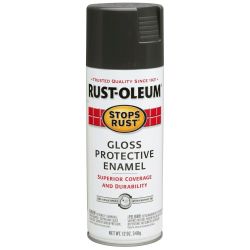 Stops Rust Enamel Spray Gloss Smoke Gray