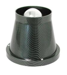 Air Filter Bullet Shaped - Carbon - 76MM