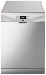 Smeg -standing Dishwasher 60 Cm Silver With Finger Proof St steel