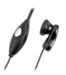 Genius HS-100 Single In-ear Earphone Black